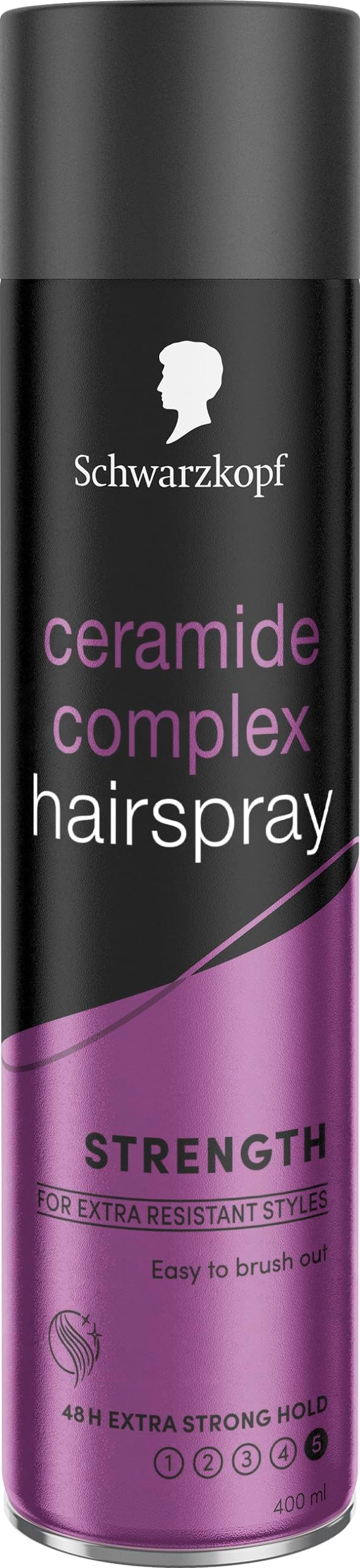Schwarzkopf Styling Ceramide Complex Hairspray Mega Strong Hold 400ml