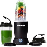 nutribullet&reg; Pro+ Personal Blender, Pulse, 1200W, Matte Black, N12-1001MK | 1200W Blender with Pulse button, 32 oz &amp; 24 oz To-Go Cups with travel lids. Dishwasher Safe.