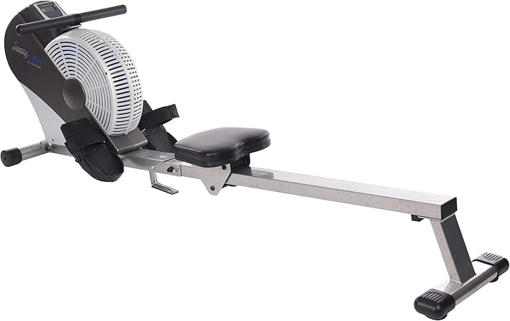 Stamina ATS Air Rower | Rowing Machine | LCD Monitor | Dynamic Air Resistance | Folding Design | Tone Muscle and Improve Heart Health