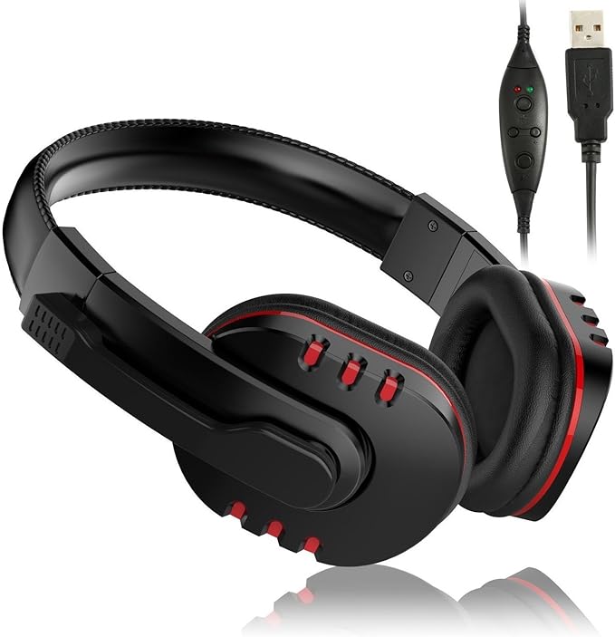 USB Headset PS3 with Microphone, Compact OverEar Amazon.co.uk Electronics