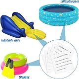 SZXMDKH Tent Repair Tape Kit 5 Pcs Waterproof 7x7cm Clear Patches view 3