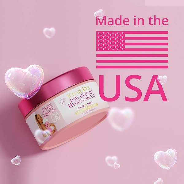 PARIS HILTON PAW REPAIR CREAM – SULFATE-FREE & FRAGRANCE-FREE, 120ML | HYPOALLERGENIC, NOURISHING DOG CREAM FOR SOFT, HEALTHY PAW PADS