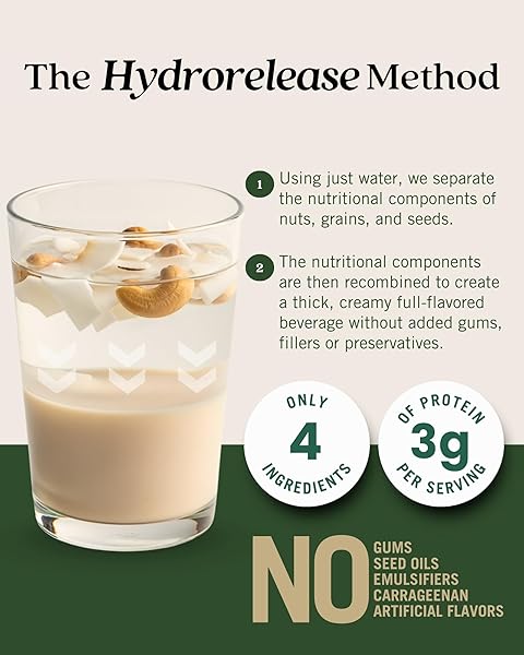 ELMHURST 1925 UNSWEETENED COCONUT & CASHEW MILK – 32 OUNCE DAIRY-FREE, GLUTEN-FREE, VEGAN, SHELF STABLE MILK MADE W/COCONUT CREAM & CASHEWS FOR HEALTHIER, SIMPLER PLANT-BASED ALTERNATIVES