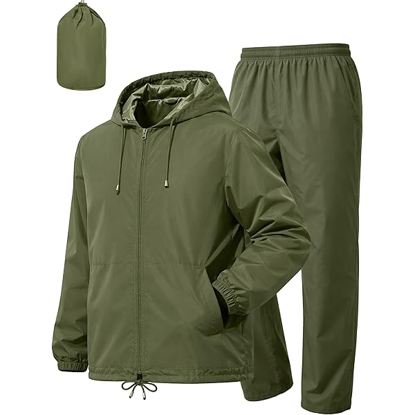Amazon.com: HANMENGXUAN Rain Suit, Rain Gear for Men Women