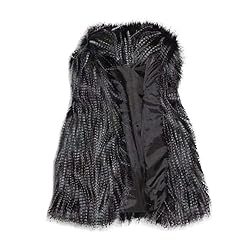 LISTHA Vest Jacket Womens Wool Vest Faux Fur Vest