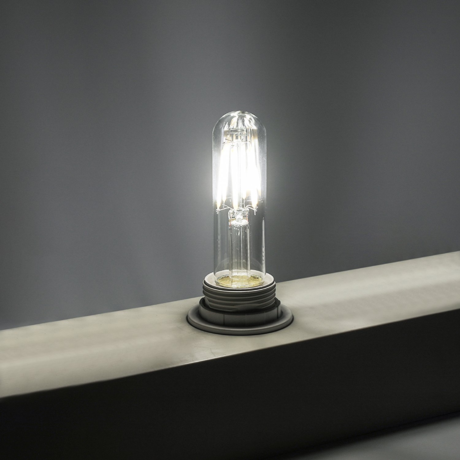 Dimmable Edison Led Tubular Bulb T10, Daylight White 4000K, Kohree 6W Vintage 615150213943 eBay