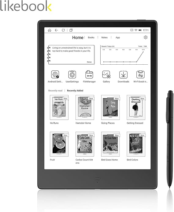 Amazoncom Likebook Alita E Book Reader Boyue 103 Flat
