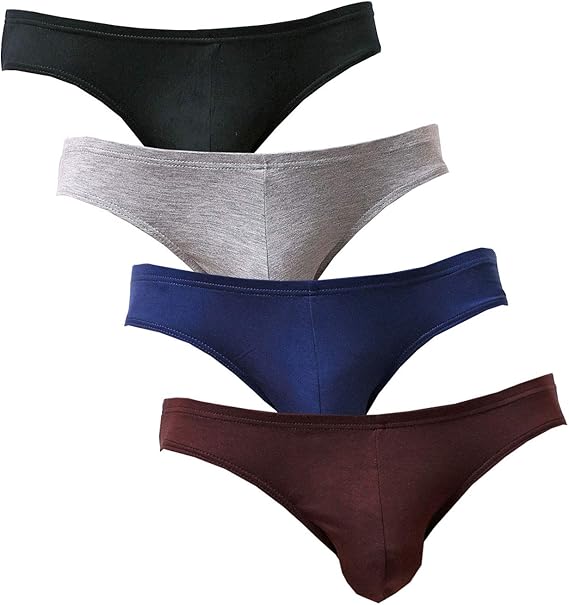 Mens Bikini Underwear Silk Modal Microfiber Briefs Amazon.co.uk Clothing
