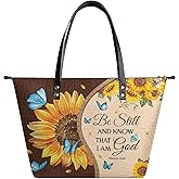 BLESSAC Bible Premium Vegan Leather Tote Bag For Christian Women, Medium, Valentine's Day Gifts for Women, Wife, or Mother