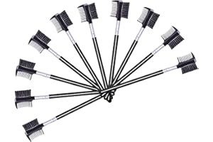 Eyelash Comb and Eyebrow brush, Eyelash Brush Comb Set (10PCS)