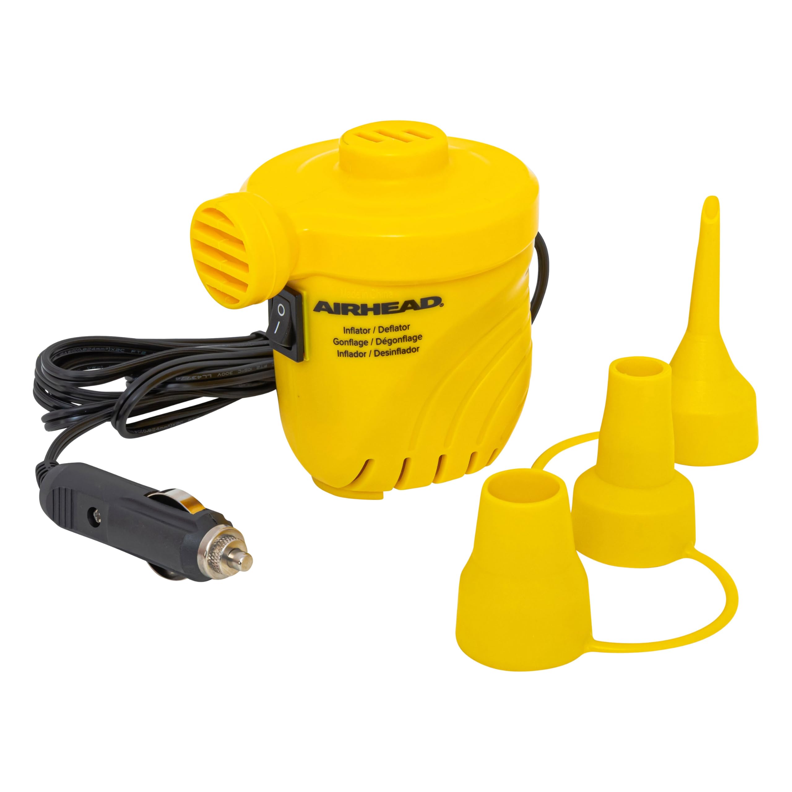 Photo 1 of AIRHEAD Air Pump - Corded Electric, 12v, AHP-12H, Yellow and Black