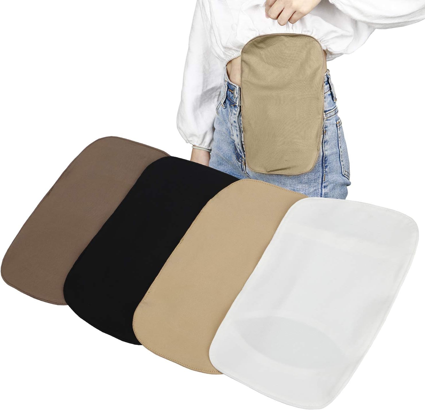4Pcs Stretchy Colostomy Bag Cover Lightweight Ostomy Pouch Pocket