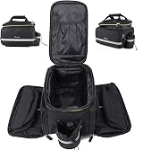 WESTGIRL 35L Bike Pannier Bags Waterproof Rear Rack Trunk Bag with Rain Cover view 9
