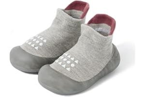 Bearbay Baby Sock Shoes Baby Walking Shoes Infant Non-Slip Breathable Slippers with Soft Rubber Sole Baby Boys Girls Sneakers