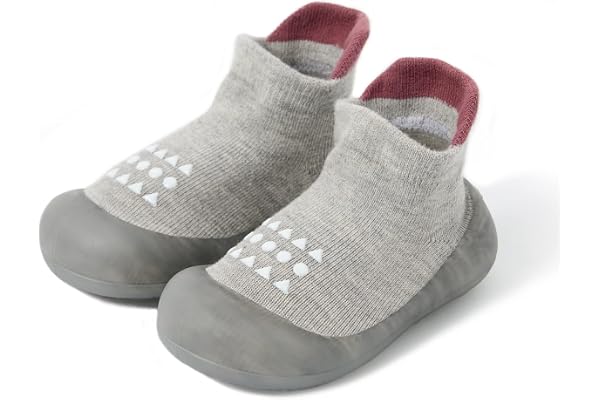 Baby Walking Sock Shoes Infant Non-Slip Breathable Slippers with Soft Rubber Sole Baby Boys Girls Sneakers