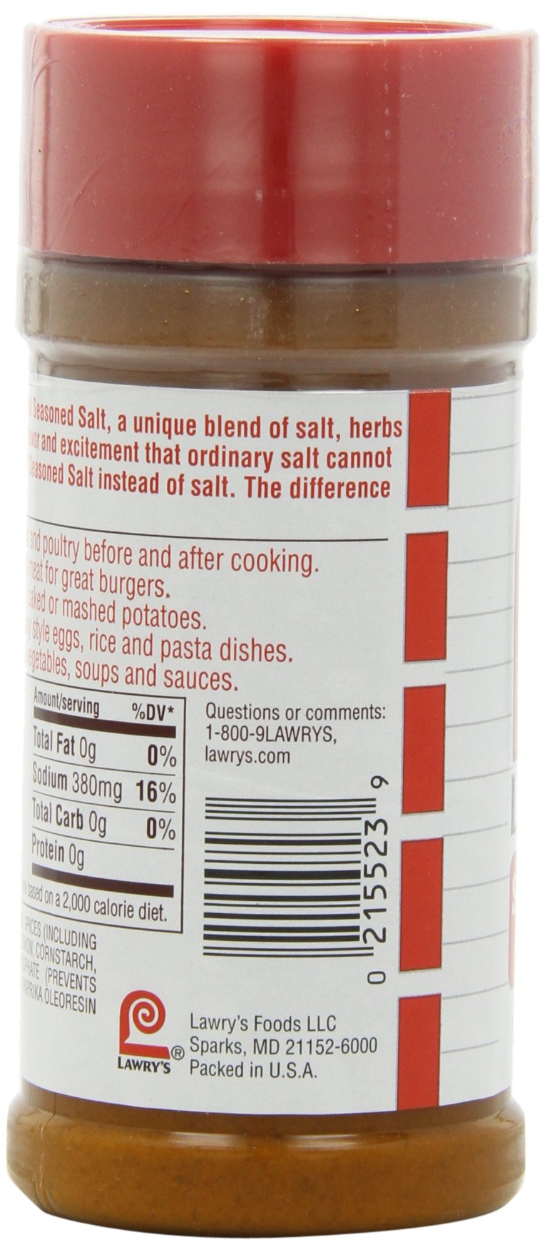 Lawry's Seasoned Salt, 8Ounce (Pack Of 6) on Galleon Philippines