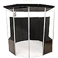 Sound Shields by Emagispace - 6-panel Isolation Booth with 78-inch Panels for Drums and Music Recording - All Acrylic Drum Shield with Padded Sound Dampers, Lid, Support Beam, and Clip-on Fan
