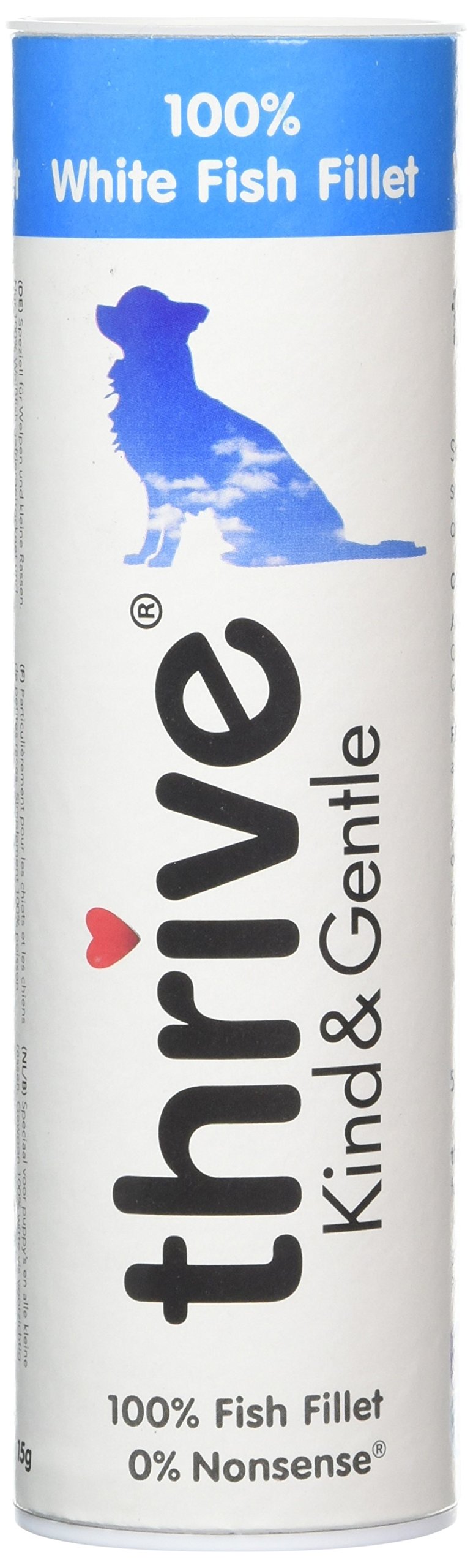 thrive Dog KIND & GENTLE 100% WHITE FISH TREATS (PACK OF 4)