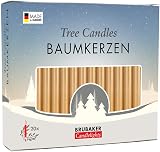 BRUBAKER 200 Pack Tree Candles - Pyramid & Christmas Tree Candles - Gold view 7