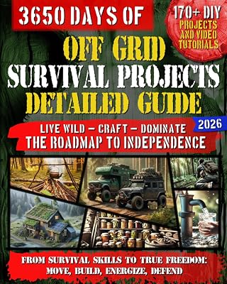OFF GRID SURVIVAL PROJECTS: A DETAILED ROADMAP TO TOTAL INDEPENDENCE: From wilderness survival to self-sufficiency, with low-cost energy, off-grid vehicles, and self-defense