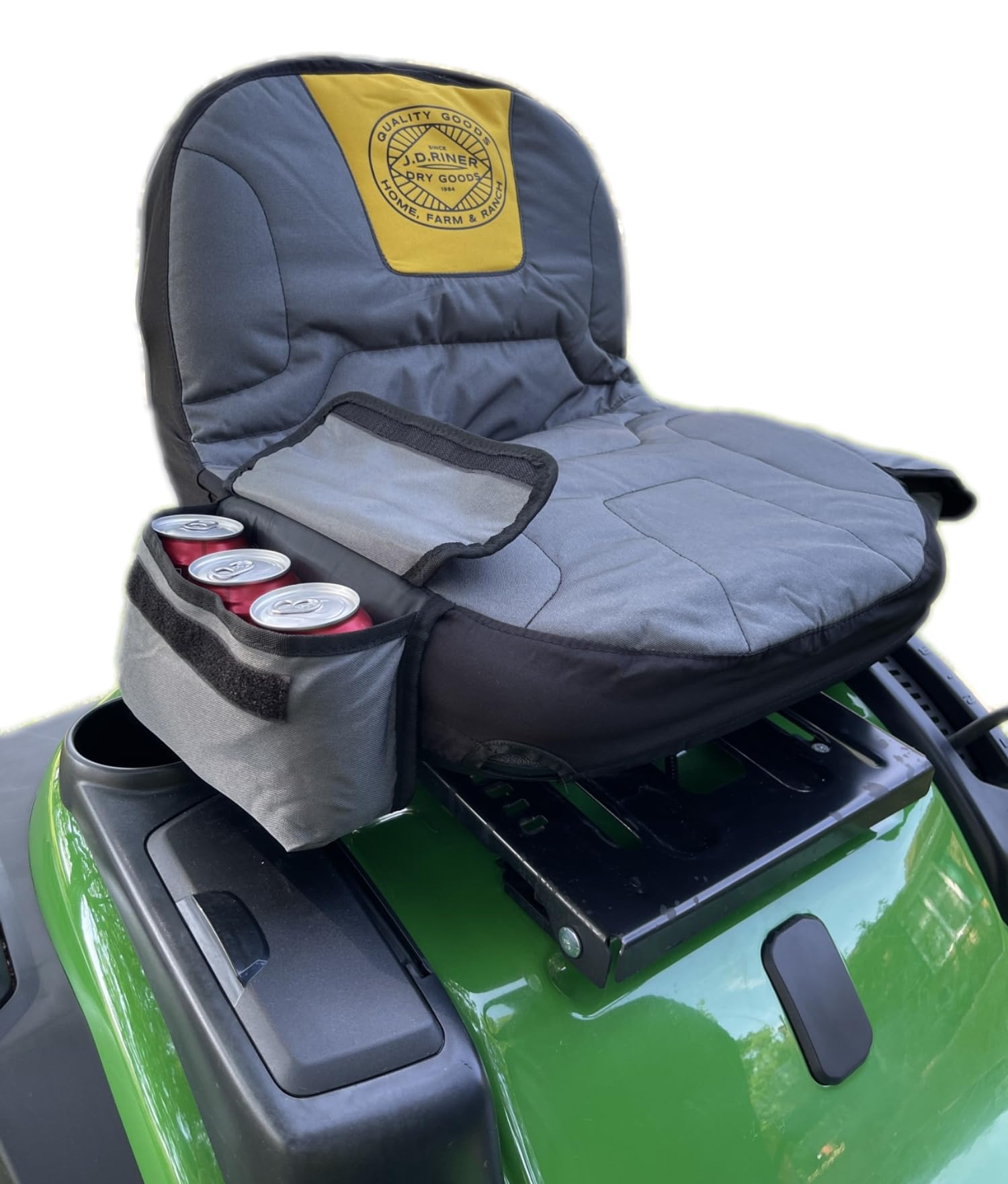Riding Lawn Mower Seat Cover with Built-in Cooler