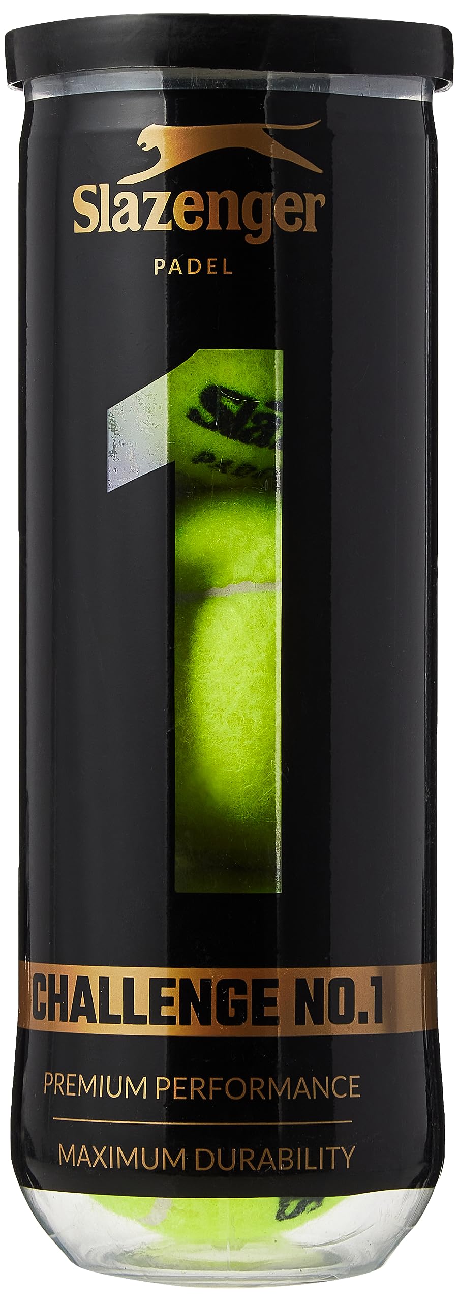 Slazenger Padel Challenge No 1 Padel Balls (1 TIN, 3 Balls)