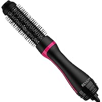 Revlon RVDR5292F One-Step™ Root Booster with Ionic Technology, 1.5 Inch Round Brush Ionic Hair Dryer, Hair Styler, 3 Heat/Spe