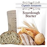 Mature Sourdough Starter Culture – 100+ Years Old Dehydrated Sourdough Starter Kit for Delicious Homemade Sourdough Bread – All-Natural and Healthy - Beginner Friendly, Fast reactivation and Expert Support