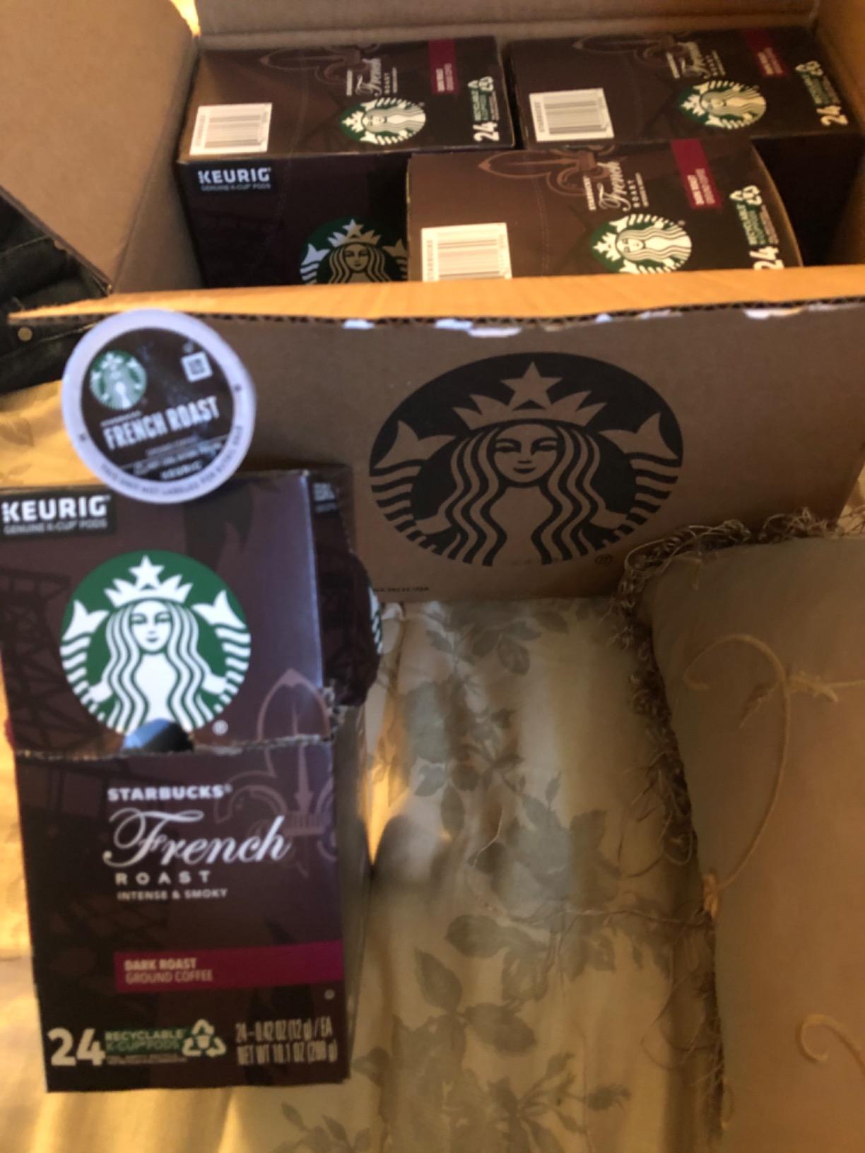 Starbucks K-Cup Coffee Pods—Medium Roast Coffee—Pike Place Roast for Keurig Brewers—100% Arabica—4 boxes (96 pods total) photo review