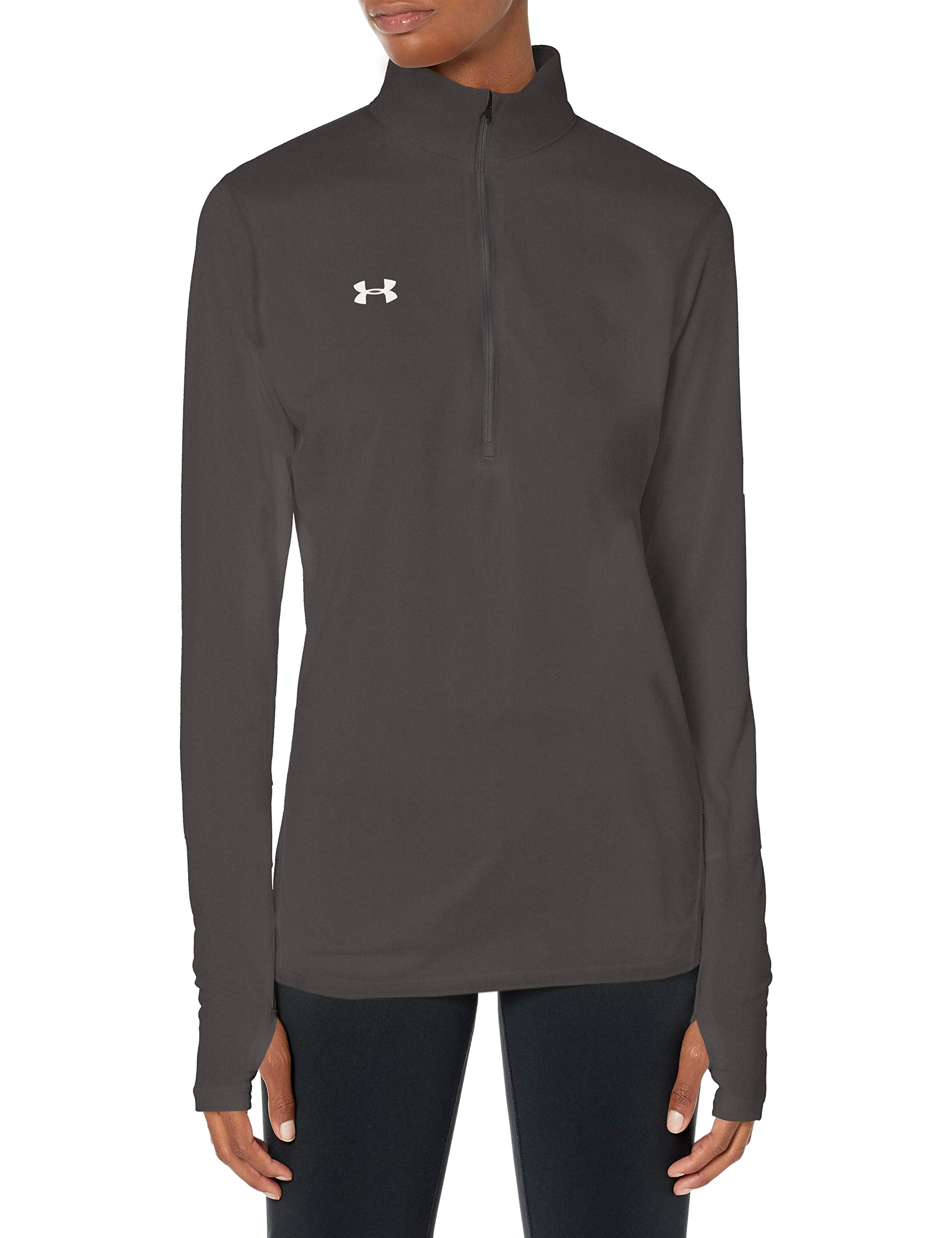 Under Armour Locker 1/2 Zip T-shirt, Charcoal