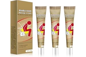VIZELA 3Pcs SADOER Body Cream Massage, 2025 New SADOER Body Cream, 𝐇𝐞𝐦𝐨𝐫𝐫𝐡𝐨𝐢𝐝 Ointment Body Cream Massage, SADOER Body Care Cream Massage for Men and Women 20g / 0.7oz
