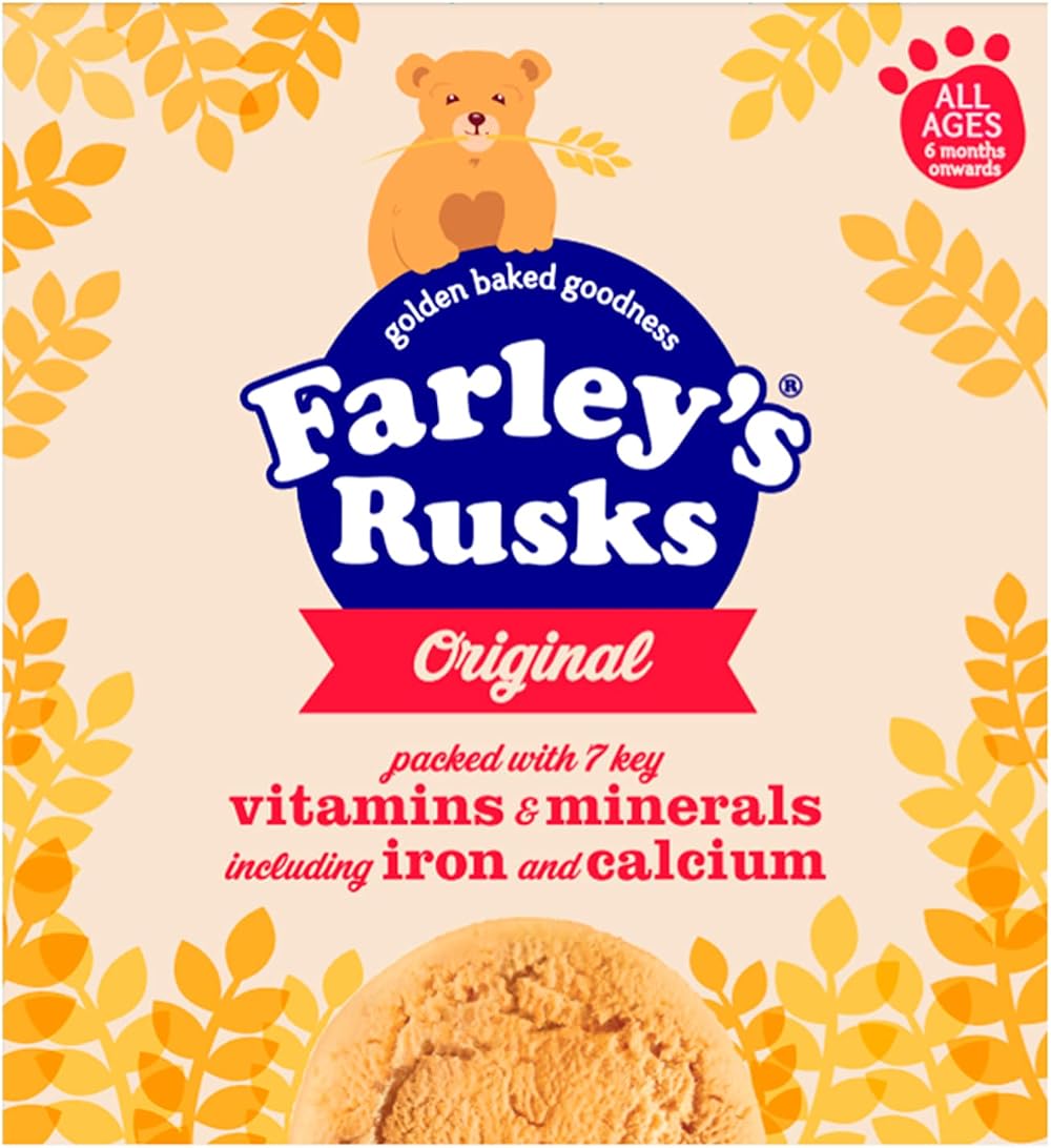 Heinz Farley's Original Rusks 150g Baby Finger Food Iron Calcium