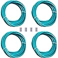 Replacement Cable for Weighted Jump Rope, 4pcs 10ft Professional Skipping Rope for Heavy Jump Ropes, OD:5.0mm