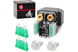 MOTO1988 Solenoid Starter Relay Compatible with Yamaha Grizzly 550 Grizzly 700 2007-2021 Kodiak 700 2017-2021 3B4-81940-00