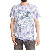 Calhoun NHL Surf & Skate Mens Team Logo Cloud Tie Dye Short Sleeve T-Shirt
