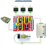 Youmile 2pcs CNC Shield V3.0 + 5pcs A4988 Stepper Driver w/ Heatsink view 6