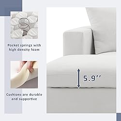 L-Shaped Reversible Sectional Sofa Modular Cloud