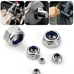 Locknuts Assortment Kit - M3 M4 M5 M6 M8 M10 M12