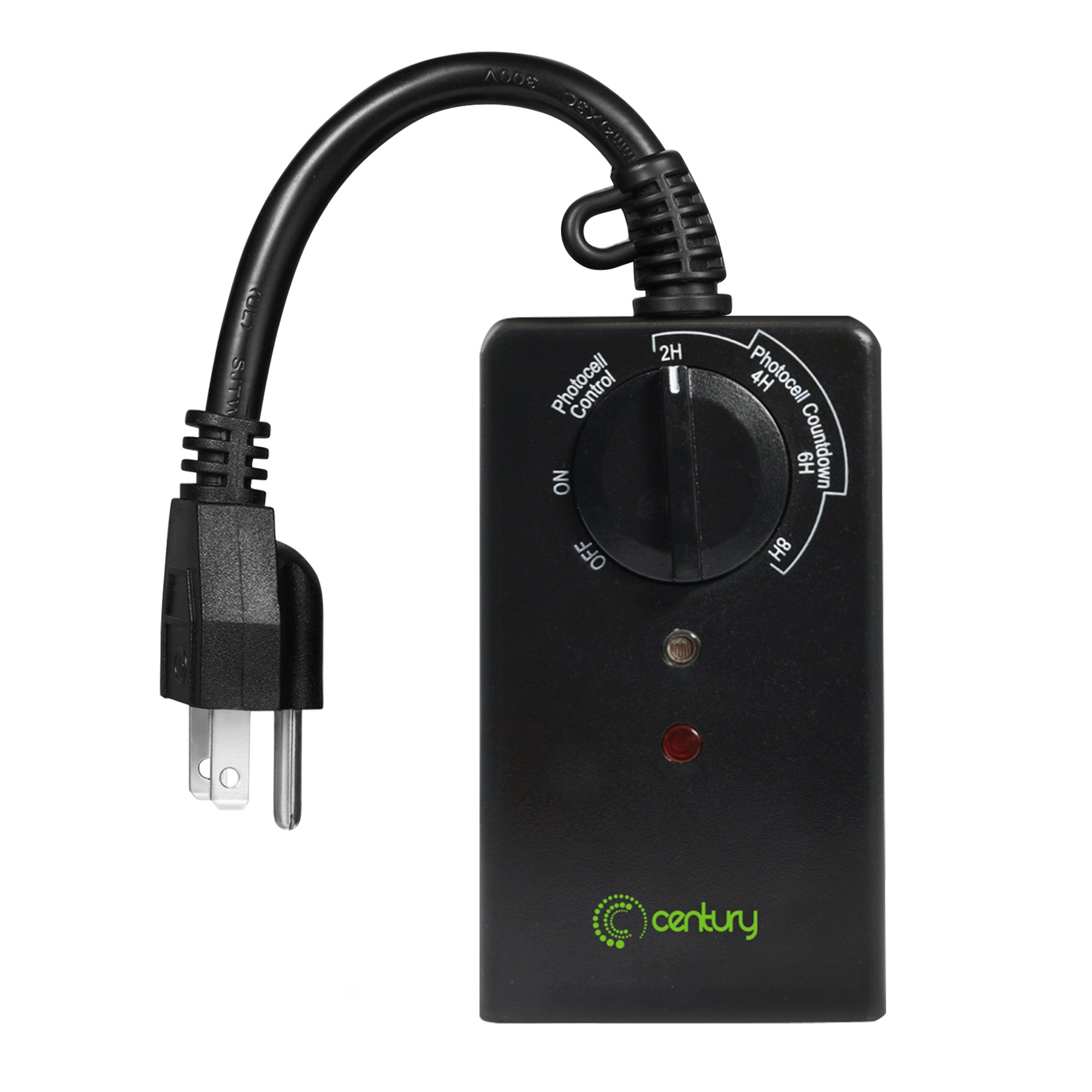 Century Outdoor 24Hour Timer With Photocell Light Sensor, Weatherproof