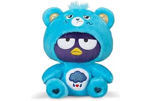 Care Bears - Badtz-Maru Dressed As Grumpy Bear 8" Fun-Size Plush, Blue - Soft, Huggable Bestie! – Good for Girls and Boys, Employees, Collectors, Ages 4+