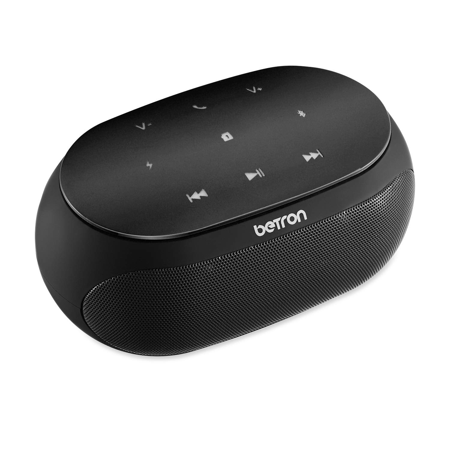 Betron NR200 Bluetooth Stereo Speaker, 9 Watt Dual Driver, Built in Microphone for Calls
