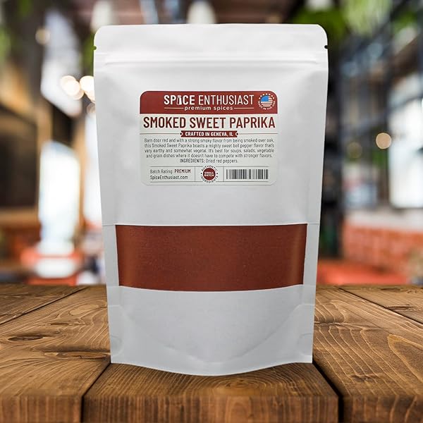 SPICE ENTHUSIAST SMOKED SWEET PAPRIKA – 8 OZ