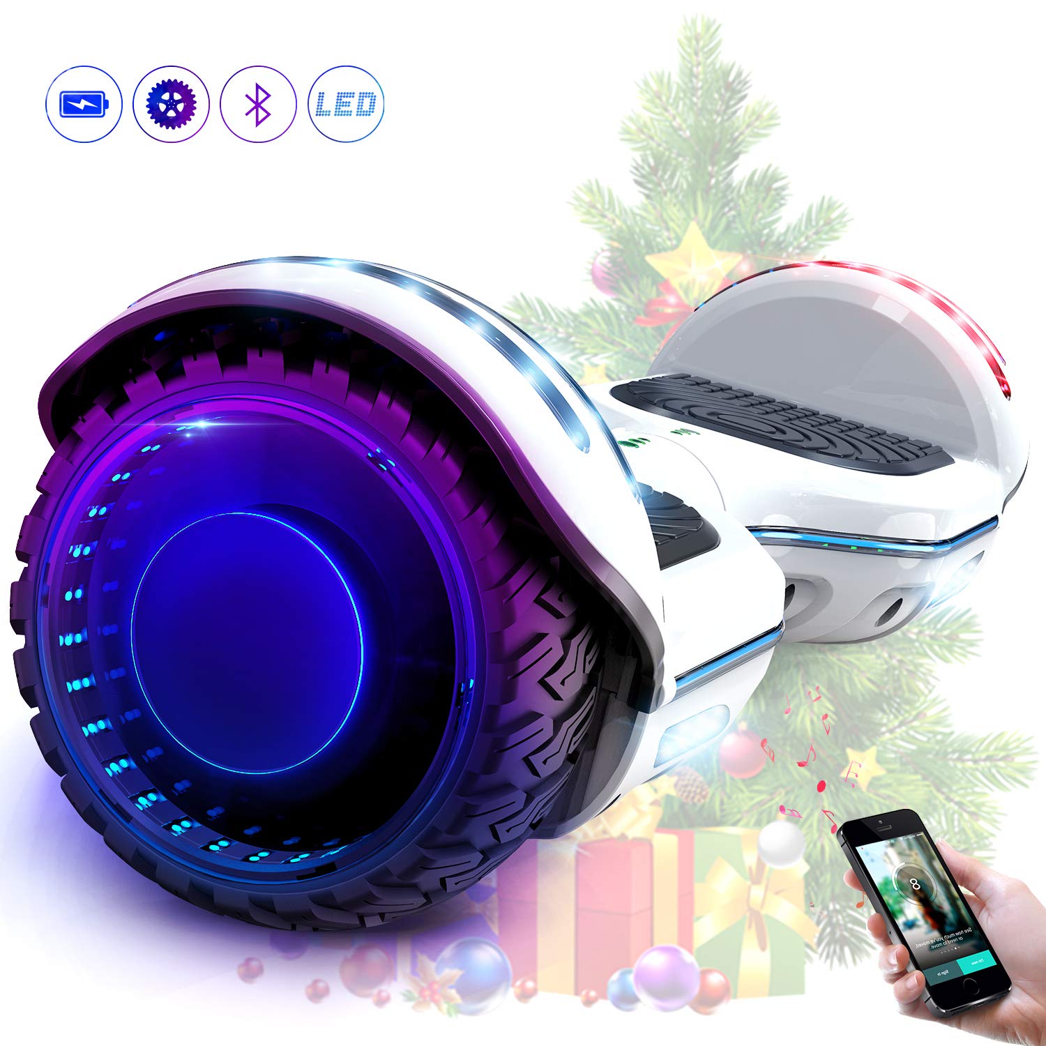 Markboard Hover Scooter Board 6.5 Patinete Eléctrico Scooter ...