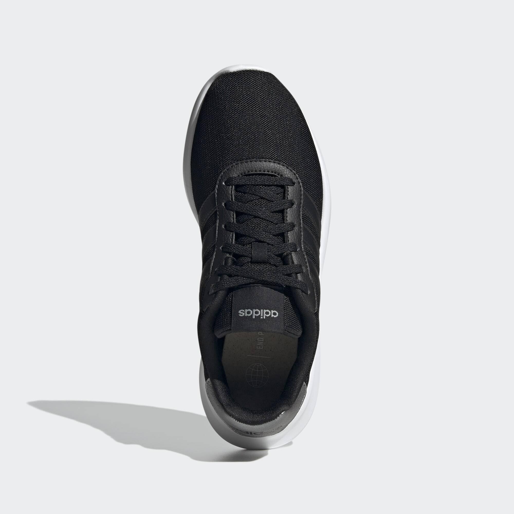 Adidas LWO23 Running Shoes, Light Racer 3.0 Women's, Core Black/Core Black/Iron Metallic (GY0699)