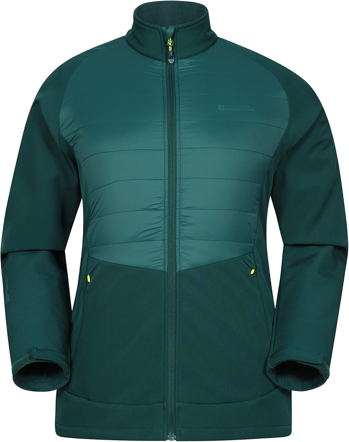 Mountain Warehouse Alpine Mens Padded Softshell Jacket Water Resistant Rain Jacket, Breathable