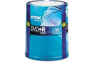 DVD+R 16x 100 Pack Spindle-Recordable DVD's