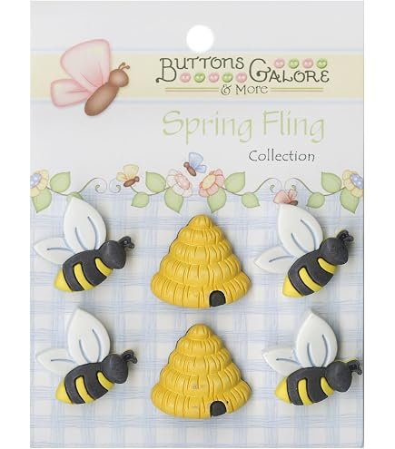 Boutons Galore Little Paws en Plastique Durable et élégant
