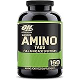 Optimum Nutrition Superior Amino 2222 Tablets, Complete Essential Amino Acids, EAAs, 160 Count (Packaging may vary)
