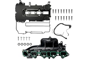 LEMASSON Engine Intake Manifold & Valve Cover Kit Compatible With 2012 2013 2014 2015 2016 2027 2018 2019 2020 2021 Chevy Sonic Cruze Trax Tracker, Encore 1.4L Replaces 615-380, 55573746, 25193343