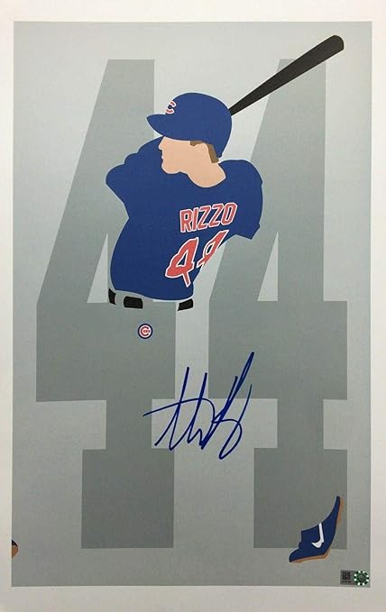 anthony rizzo autographed baseball